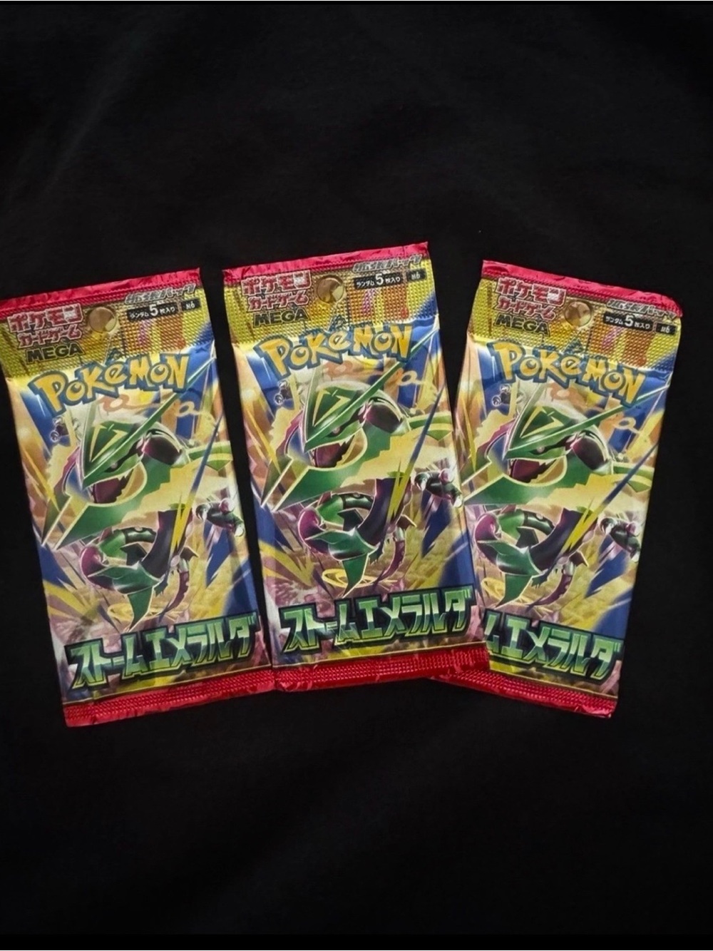 x3 Pokemon Storm Esmeralda Booster Packs